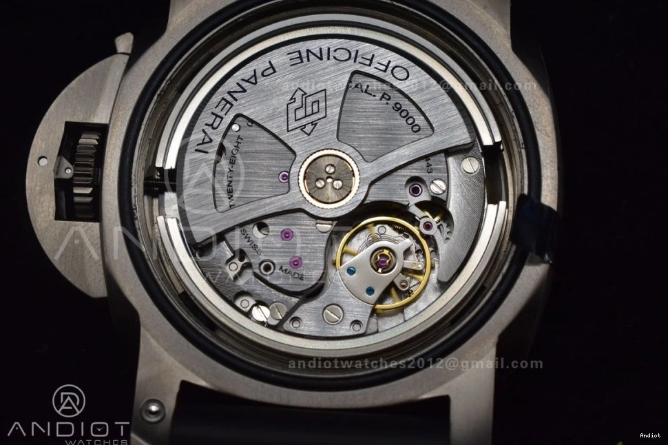 PAM389 V2 1:1 O VSF Strap Rubber on Best Black Edition Clone Super P.9000 0226